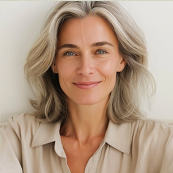 Femme sereine, accompagnement nutritionnel pendant la ménopause
